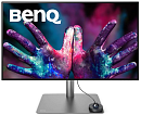 BENQ 32" PD3220U IPS 16:9 4K 3840x2160 5ms 1000:1 250cd/m2 178/178 20M:1 Thounderbolt3x2 2*HDMI DP USB-C USB 3.0x4 Speakers HAS Pivot Black/Silver