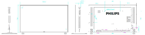 LED панель Philips 55BDL3002H/00 1920х1080,5000:1,2500кд/м2,проходной DP,DVI,OPS