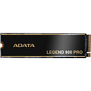 Твердотельный накопитель SSD ADATA M.2 2280 4TB Legend 900 Pro Client SSD PCIe Gen4x4 with NVMe 1.4, 7400/6500, 3D NAND, 2400TBW,
