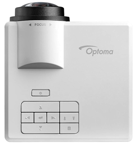 Optoma ML1050ST (DLP, WXGA(1280x800), LED 1000Lm, 20000:1, HDMI+MHL, VGA, micro SD-карта, USB-A, Audio-Out 3.5mm, 1*1W speaker, Mobile - 0.42кг)
