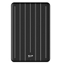 Твердотельный диск 256GB Silicon Power Bolt B75 Pro, External, Type-C [R/W - 520/420 MB/s] Алюминий/Черный