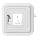 RITMIX RM-2124 White Сетевой фильтр с кнопкой питания {16А, 12 розеток, 4 выхода USB Type А 5 В, 3,1 А, 2 м } {80003362}