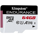 Micro SecureDigital 64Gb Kingston SDCE/64GB {MicroSDHC Endurance Flash Memory Card}