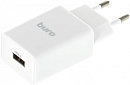 Сетевое зар./устр. Buro BUWA1 10.5W 2.1A USB-A универсальное белый (BUWA10S100WH)