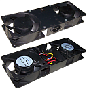 Блок 2-х вентиляторов в крышу настенного шкафа Pro