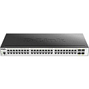 Коммутатор D-LINK Коммутатор/ 48 x 10/100/1000 Base-TX (1000 мбит/с), 4 x SFP