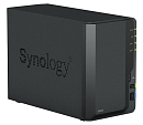 Система хранения данных Synology QC 1,7GhzCPU/2Gb/RAID0,1/upto 2HP HDD SATA(3.5')/2xUSB3.2, 1xUSB2.0/1xGbE/iSCSI/2xIPcam(up to 20)/1xPS repl DS218 1YW