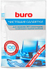 Салфетки Buro BU-Zscreen для экранов мониторов/плазменных/ЖК телевизоров/ноутбуков мягкая упаковка 100шт влажных