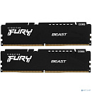 Память DDR5 2x32GB 5200MHz Kingston KF552C36BBEK2-64 Fury Beast Black Expo RTL Gaming PC5-41600 CL36 DIMM 288-pin 1.25В kit single rank с радиатором R