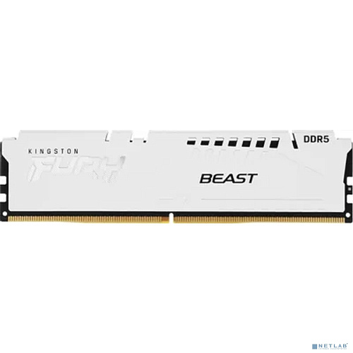 Память оперативная/ Kingston 32GB 5600MT/s DDR5 CL40 DIMM FURY Beast White XMP