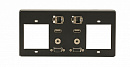 Рамка Kramer Electronics [T4F-23] для TBUS-4 под 2 сетевые розетки и 3 модуля