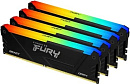 Память оперативная/ Kingston 32GB 2666MT/s DDR4 CL16 DIMM (Kit of 4) FURY Beast RGB