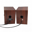 CBR CMS 590 Brown, Акустическая система 2.0, питание USB, 2х5 Вт (10 Вт RMS), материал корпуса MDF, 3.5 мм линейный стереовход, регул. громк., выход н