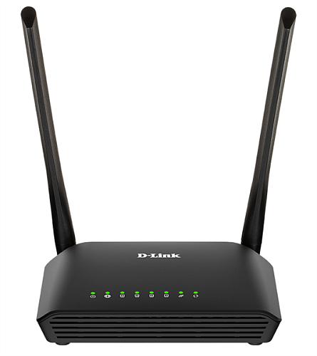 D-Link N300 Wi-Fi Router, 100Base-TX WAN, 4x100Base-TX LAN, 2x5dBi external antennas