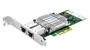 Сетевая карта LR-Link NIC PCIe 3.0 x4, 2 x 10G, Base-T, Intel X550 chipset (FH+LP)