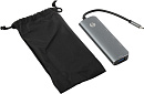 VCOM CU4383 Адаптер концентратор Type-C --> 4 port USB3.0 HUB+PD, Alum Shell VCOM <CU4383>[4895182217720]