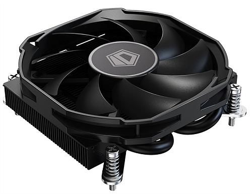 Кулер для процессора ID-COOLING IS-28i BLACK LGA1851/1700/1200/115X низкопрофильный высота 28mm (48шт/кор, TDP 65W, PWM, 2 тепл.трубки, медная база, F