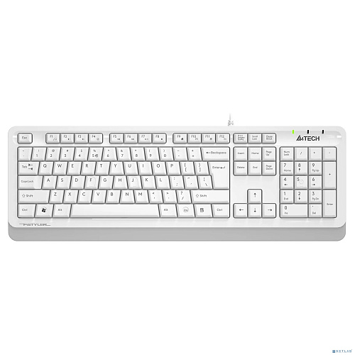Клавиатура A4Tech Fstyler FKS10 белый/серый USB [1530198]