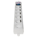 Сетевой фильтр Powercube SPG(5+1)-16B-3М-WHITE 3м (6 розеток) белый (коробка) (арт. 1467795)