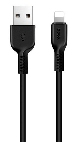 HOCO HC-68808 X20/ USB кабель Lightning/ 1m/ 2A/ Black