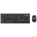 A-4Tech Клавиатура + мышь 7100N клав:черный мышь:черный USB беспроводная [613833]