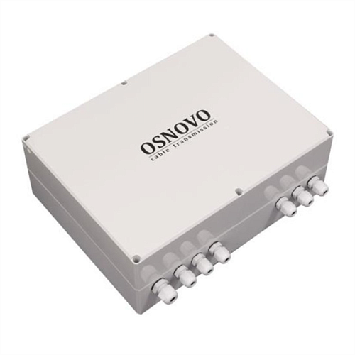 Уличный коммутатор OSNOVO SW-80402-W(port 60W) Уличный PoE коммутатор Gigabit Ethernet на 6 портов. Порты: 4 x GE (10/100/1000Base-T) с PoE (до 60W) +