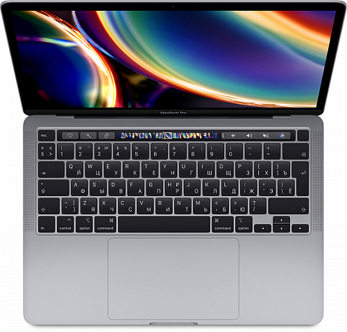 Ноутбук APPLE 13-inch MacBook Pro (2020), T-Bar: 2.0GHz Q-core 10th-gen. Intel Core i5, TB up to 3.8GHz, 16GB, 512GB SSD, Intel Iris Plus, Space Grey