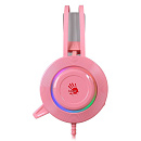 Наушники с микрофоном A4 Bloody G521 розовый 2.3м мониторные USB (G521 (PINK)) 1379891