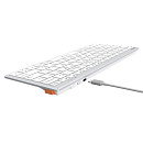 Клавиатура A4Tech Fstyler FX51 белый USB slim Multimedia (FX51 WHITE)