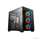 Корпус MidiTower Deepcool CG530 4F black (ATX, без БП, ARGB, 2*USB3.2 Type A+USB3.2 Type-C) (R-CG530-BKADA4-G-1)