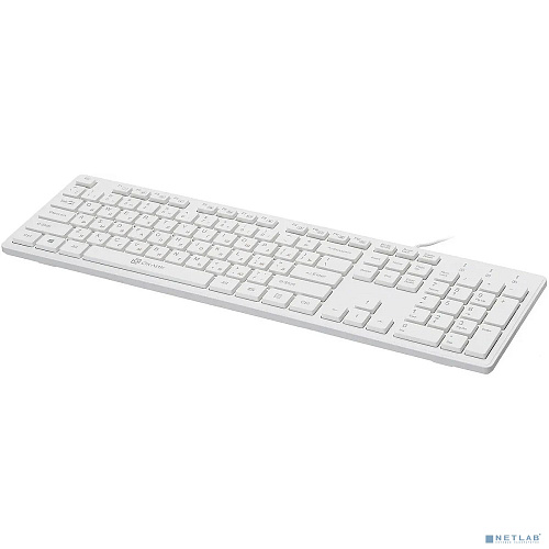 Клавиатура Oklick 500M белый USB slim Multimedia [1061586]