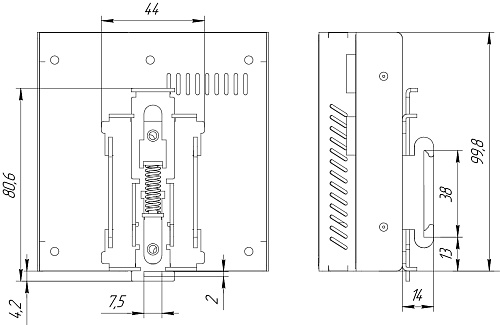 FRONT Control IO AI8.DI16 Исп.2