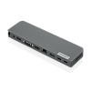 Lenovo USB-C Mini Dock (1xHDMI 2.0, 1x VGA (Only one external display can be connected on the dock at one time), 1xUSB-C 3.1 Gen1, 1xUSB-A 3.1 Gen1,