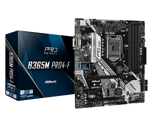 Материнская плата B365 S1151 MATX B365M PRO4-F ASROCK