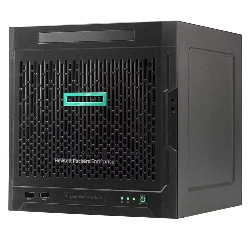 Сервер HPE ProLiant MicroServer Gen10 X3418 NHP UMTower/Opteron4C 1.8GHz(2MB)/1x8GbU1D_2400/Marvell88SE9230(SATA/ZM/RAID 0/1/10)/noHDD(4)LFF/2xPCI3.0/noDVD/2x1Gb