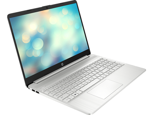 HP Laptop 15s-fq5003ci Core i5-1235U 3.3GHz,15.6" FHD (1920x1080) AG 8Gb DDR4(2x4GB),512Gb SSD,Intel Iris Xe,41Wh,1.7kg,1y,Silver,DOS,KB Eng/Rus