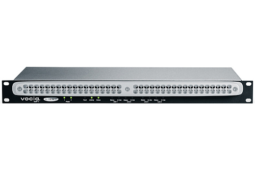 Аудиопроцессор BIAMP [VOCIAVOIP-1-4] Vocia VoIP interface; allows real-time live direct paging from a VoIP system into the Vocia platform; 4-lines
