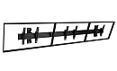 [LWM3x1U] Настенное крепление Chief LWM3x1U Fusion Menu Board для размещения больших панелей 3x1