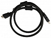 Кабель аудио-видео Buro HDMI (m)/HDMI (m) 1м. феррит.кольца позолоч.конт. черный (HDMI-V1.4-1MC)
