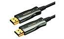 Кабель HDMI Wize [AOC-HM-HM-30M] оптический, 30 м, 4K/60HZ 4:4:4, v.2.0, ARC, 19M/19M, HDCP 2.2, Ethernet, черный, коробка
