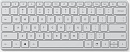 Клавиатура Microsoft Designer Compact Keyboard Monza белый USB беспроводная BT slim