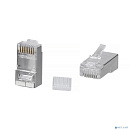 Cabeus 8P8C-SH-C6-TWP Коннектор RJ-45 под витую пару, категория 6/7, экранированный, для многожильного кабеля, для проводников с толщиной по изоляции