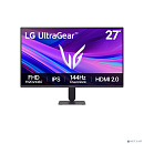 LCD LG 27" 27G411A-B {IPS 1920x1080 144Hz 5ms 250cd 1500:1 HDMI DisplayPort1.4 NVIDIA G-Sync FreeSync HDR10 VESA}