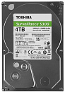 Жесткий диск SATA 4TB S300 Video Surveillance 5400RPM 6GB/S 256MB HDWT840UZSVA TOSHIBA