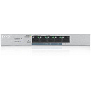 Коммутатор ZYXEL GS1200-5HPV2-EU0101F Smart PoE+ GS1200-5HP v2, 5xGE (4xPoE+), настольный, бесшумный, с поддержкой VLAN, IGMP, QoS и Link Aggregation,