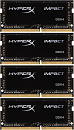 Память оперативная Kingston 32GB 2400MHz DDR4 CL15 SODIMM (Kit of 4) HyperX Impact
