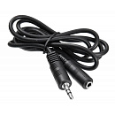 Кабель-удлинитель аудио Buro BAAC003-1 Jack 3.5 (m)/Jack 3.5 (f) 1м. черный (817191)