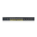 Коммутатор Smart L3 Lite коммутатор PoE+ Zyxel NebulaFlex XGS1935-28HP, rack 19", 24xGE PoE+, 4xSFP+, бюджет PoE 375 Вт