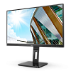 27" AOC U27P2CA 3840x2160 60Hz IPS WLED 16:9 4ms 2*HDMI DP 1x USB-C (DP Alt)/4x USB3.2 50M:1 1000:1 178/178 350cd HAS Pivot Tilt Swivel Speakers Black