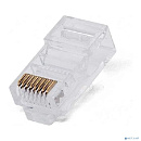 Filum Коннектор FL-NA-PLUG5E-1 RJ-45, 5E кат., 8p8c, 6 мкм, универсальный, для одножильного и многожильного кабеля, уп/100 шт